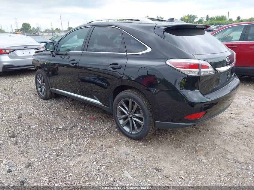 2015 Lexus Rx 350 VIN 2T2BK1BA1FC309789 IAAI salvage auction — NORMAL WEAR, Clear (Illinois), sold $8,075 on 2026-07-15 (photo 3)