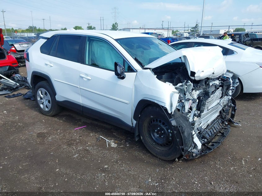 2025 Toyota Rav 4 VIN 2T3F1RFV5SC560966 IAAI salvage auction — BIOHAZARD/CHEMICAL, Wait Title, sold $4,350 on 2026-09-08 (photo 1)
