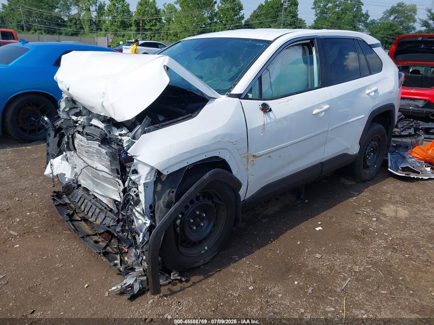 2025 Toyota Rav 4 VIN 2T3F1RFV5SC560966 IAAI salvage auction — BIOHAZARD/CHEMICAL, Wait Title, sold $4,350 on 2026-09-08 (photo 2)