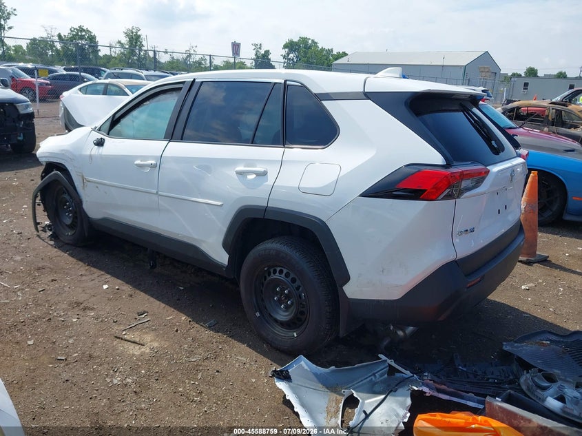 2025 Toyota Rav 4 VIN 2T3F1RFV5SC560966 IAAI salvage auction — BIOHAZARD/CHEMICAL, Wait Title, sold $4,350 on 2026-09-08 (photo 3)