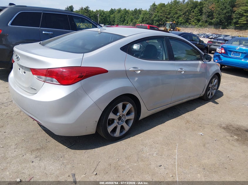 2012 Hyundai Elantra VIN KMHDH4AE1CU334512 IAAI salvage auction — UNKNOWN, Salvage Title, sold $425 on 2026-07-19 (photo 4)