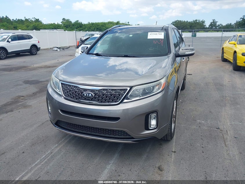 2015 Kia Sorento VIN 5XYKWDA77FG578125 IAAI salvage auction — NORMAL WEAR, Clear (Florida), sold $2,250 on 2026-07-13 (photo 2)