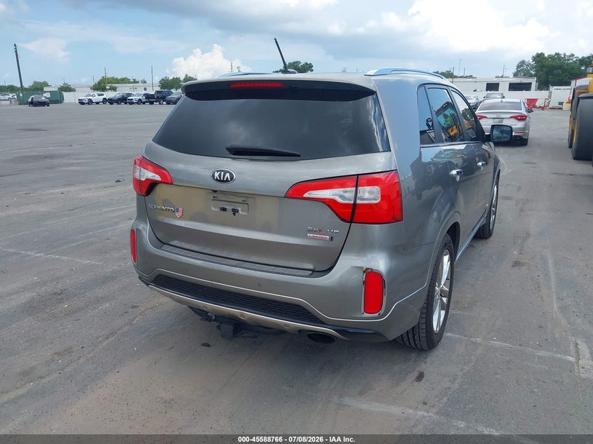2015 Kia Sorento VIN 5XYKWDA77FG578125 IAAI salvage auction — NORMAL WEAR, Clear (Florida), sold $2,250 on 2026-07-13 (photo 4)
