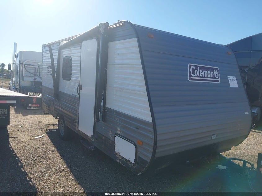 2023 Coleman Other VIN 4YDTCMG13NJ946019 IAAI salvage auction — SIDE, Wait Title, sold $1,650 on 2026-10-08 (photo 1)