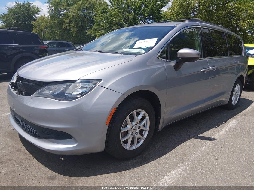 2021 Chrysler Voyager VIN 2C4RC1DG8MR506442 IAAI salvage auction — FRONT END, Clear (Pennsylvania), sold $1,100 on 2026-07-17 (photo 2)