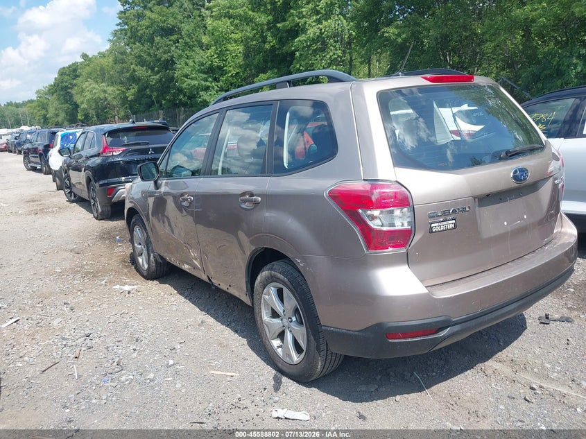 2015 Subaru Forester VIN JF2SJABC6FH467759 IAAI salvage auction — LEFT SIDE, Mv-907A (New York), sold $1,200 on 2026-07-28 (photo 3)