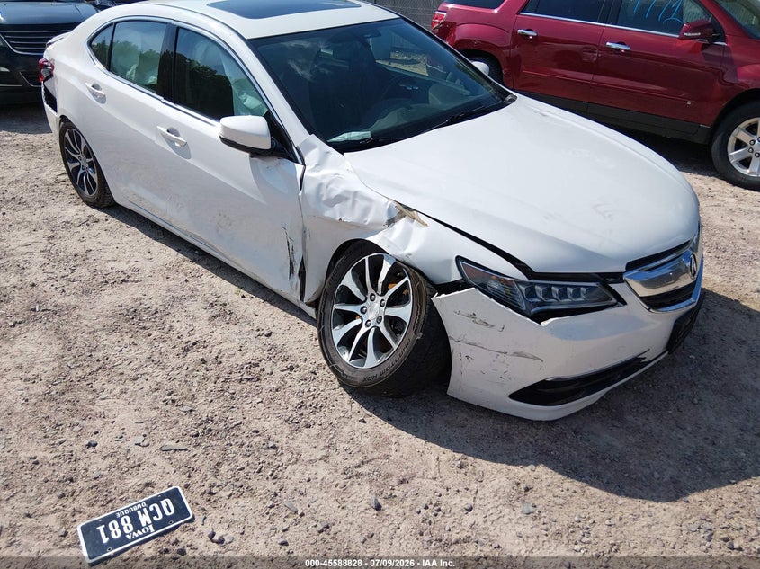 2015 Acura Tlx VIN 19UUB1F32FA017468 IAAI salvage auction — RIGHT SIDE, Wait Title, sold $950 on 2026-09-02 (photo 1)