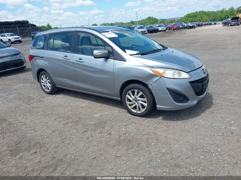 2013 Mazda 5 VIN JM1CW2BL8D0147543 IAAI salvage auction — NORMAL WEAR, Clear (Pennsylvania), sold $700 on 2026-07-17 (photo 1)