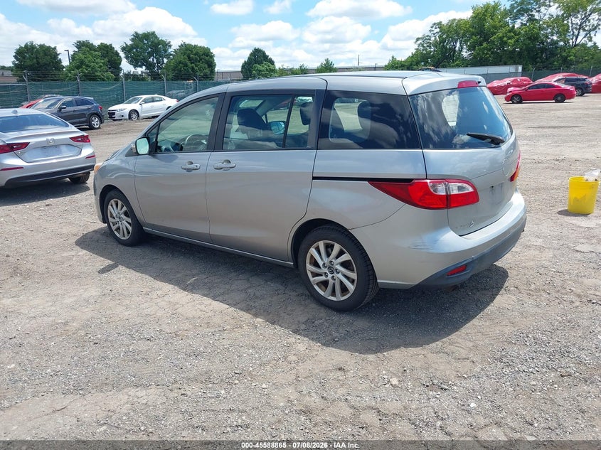 2013 Mazda 5 VIN JM1CW2BL8D0147543 IAAI salvage auction — NORMAL WEAR, Clear (Pennsylvania), sold $700 on 2026-07-17 (photo 3)