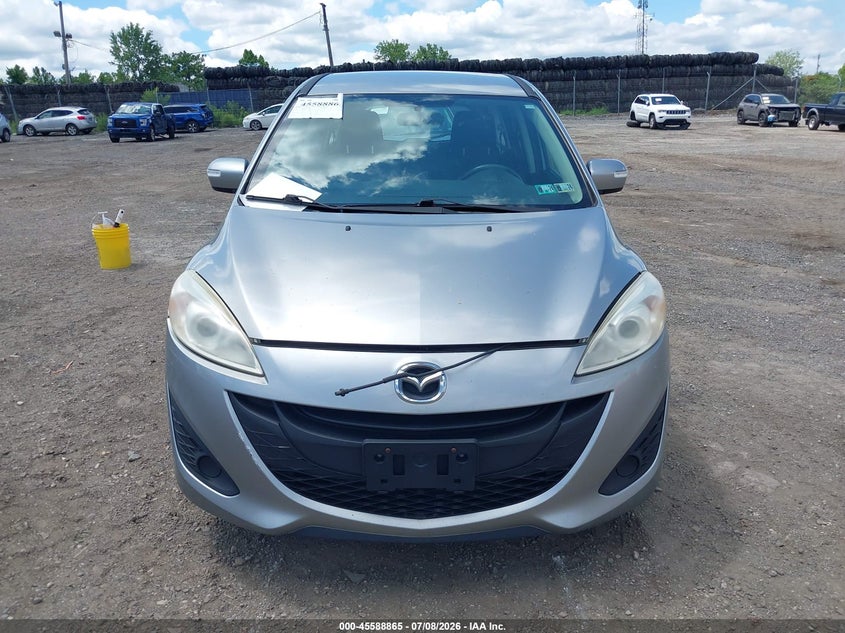 2013 Mazda 5 VIN JM1CW2BL8D0147543 IAAI salvage auction — NORMAL WEAR, Clear (Pennsylvania), sold $700 on 2026-07-17 (photo 6)