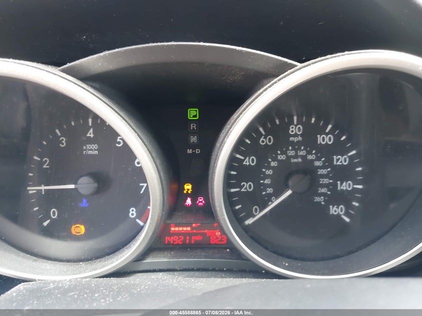 2013 Mazda 5 VIN JM1CW2BL8D0147543 IAAI salvage auction — NORMAL WEAR, Clear (Pennsylvania), sold $700 on 2026-07-17 (photo 7)