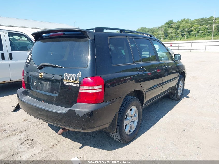 2001 Toyota Highlander VIN JTEHF21A410015733 IAAI salvage auction — NORMAL WEAR, Regular Certificate (Iowa), sold $400 on 2026-07-20 (photo 4)