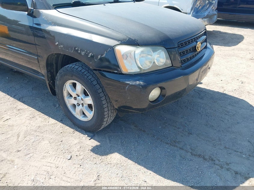2001 Toyota Highlander VIN JTEHF21A410015733 IAAI salvage auction — NORMAL WEAR, Regular Certificate (Iowa), sold $400 on 2026-07-20 (photo 6)