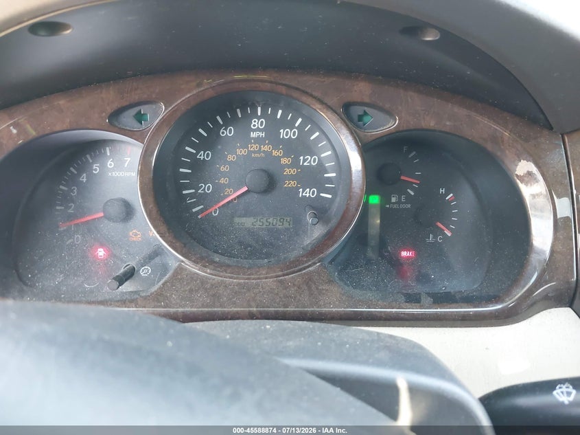 2001 Toyota Highlander VIN JTEHF21A410015733 IAAI salvage auction — NORMAL WEAR, Regular Certificate (Iowa), sold $400 on 2026-07-20 (photo 7)