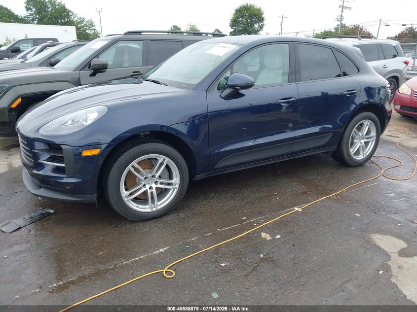 2019 Porsche Macan VIN WP1AB2A50KLB33393 IAAI salvage auction — WATER/FLOOD, Junk Receipt (North Carolina), sold $6,600 on 2026-08-28 (photo 2)