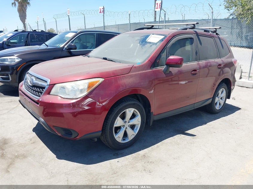 2015 Subaru Forester VIN JF2SJADC5FH528872 IAAI salvage auction — NORMAL WEAR, Clear (Virginia), sold $725 on 2026-07-29 (photo 2)