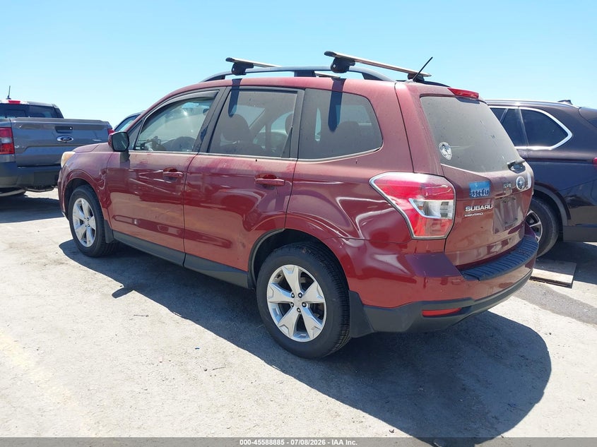 2015 Subaru Forester VIN JF2SJADC5FH528872 IAAI salvage auction — NORMAL WEAR, Clear (Virginia), sold $725 on 2026-07-29 (photo 3)