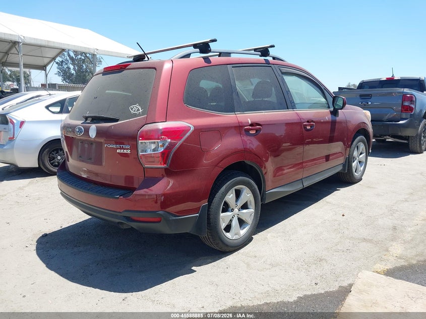 2015 Subaru Forester VIN JF2SJADC5FH528872 IAAI salvage auction — NORMAL WEAR, Clear (Virginia), sold $725 on 2026-07-29 (photo 4)