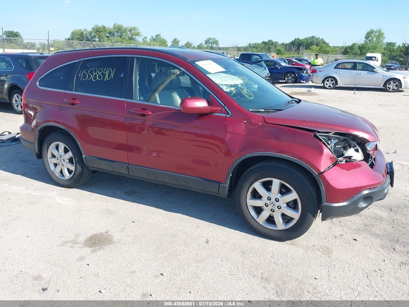 2008 Honda Cr-v VIN JHLRE487X8C069261 IAAI salvage auction — LEFT FRONT, Clear (Wisconsin), sold $875 on 2026-07-28 (photo 1)