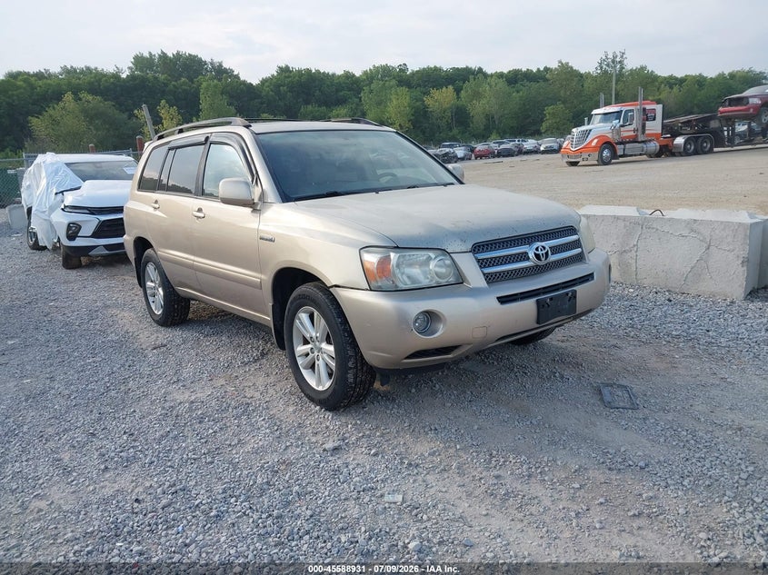 2007 Toyota Highlander hybrid VIN JTEHW21A670048709 IAAI salvage auction — NORMAL WEAR, Original (Ohio), sold $275 on 2026-07-29 (photo 1)