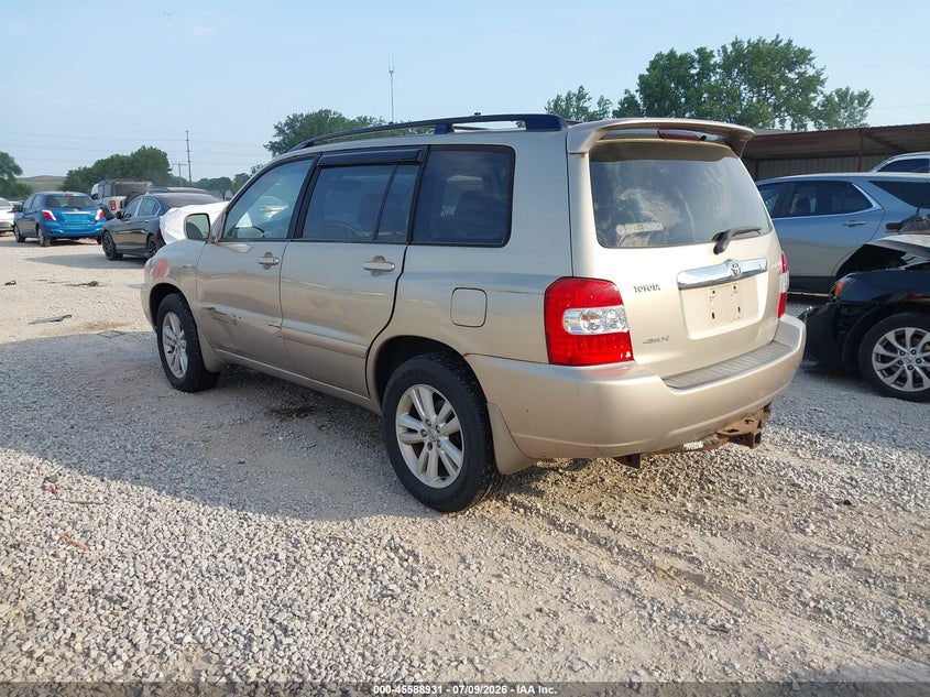 2007 Toyota Highlander hybrid VIN JTEHW21A670048709 IAAI salvage auction — NORMAL WEAR, Original (Ohio), sold $275 on 2026-07-29 (photo 3)