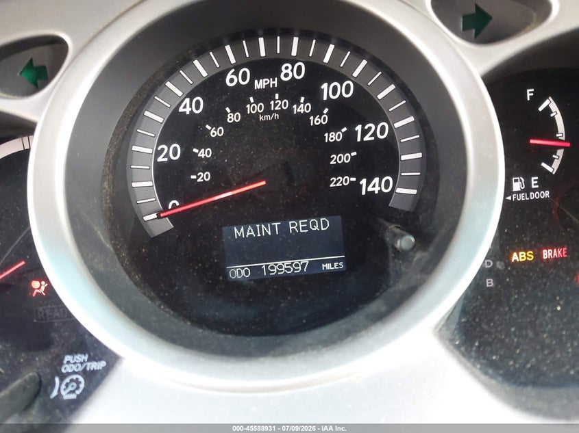 2007 Toyota Highlander hybrid VIN JTEHW21A670048709 IAAI salvage auction — NORMAL WEAR, Original (Ohio), sold $275 on 2026-07-29 (photo 7)