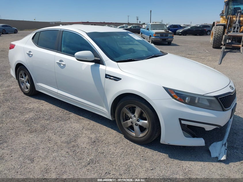 2015 Kia Optima VIN KNAGM4A71F5664581 IAAI salvage auction — UNDERCARRIAGE, Salvage Title, sold $675 on 2026-07-23 (photo 1)