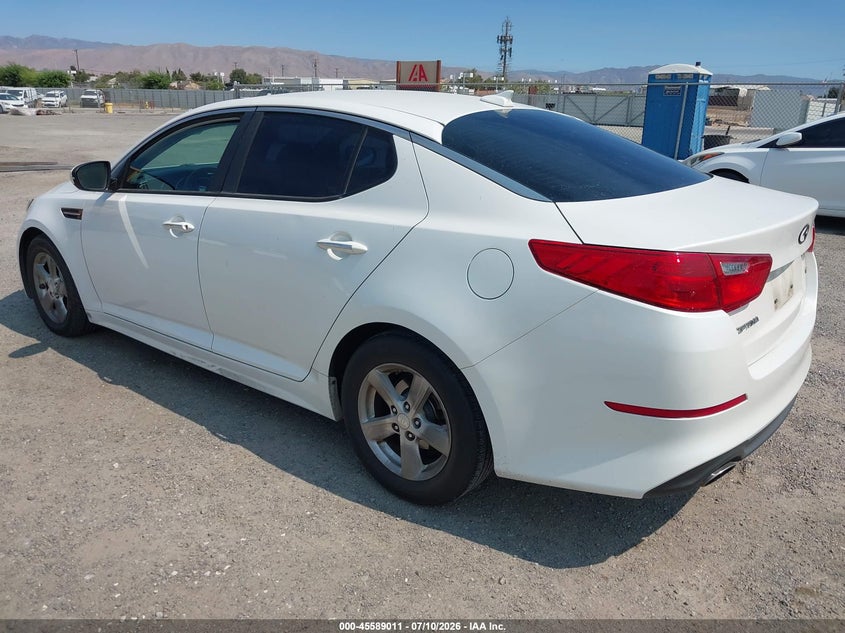 2015 Kia Optima VIN KNAGM4A71F5664581 IAAI salvage auction — UNDERCARRIAGE, Salvage Title, sold $675 on 2026-07-23 (photo 3)