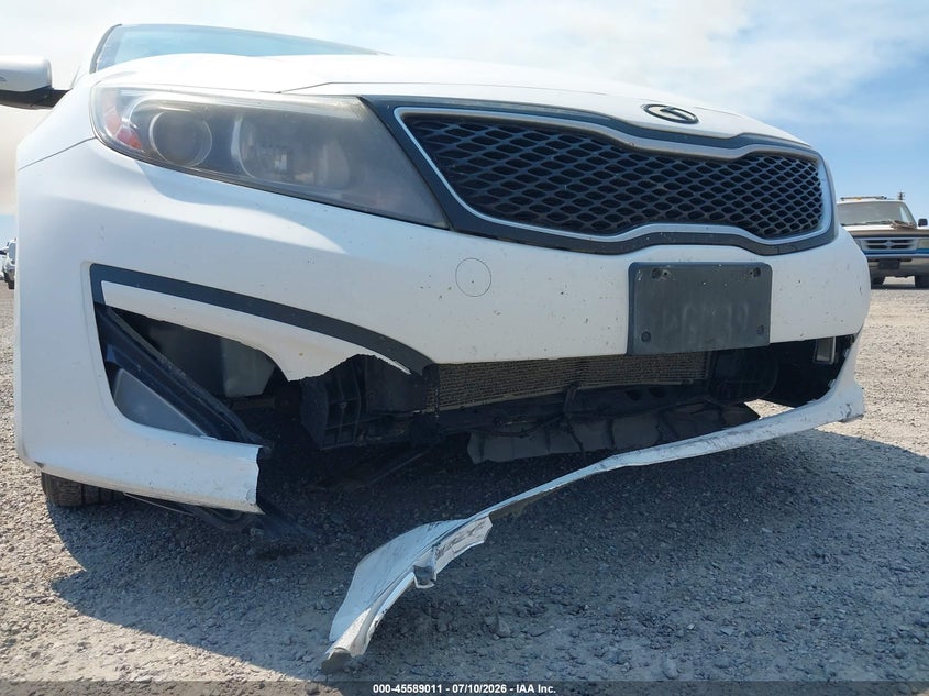 2015 Kia Optima VIN KNAGM4A71F5664581 IAAI salvage auction — UNDERCARRIAGE, Salvage Title, sold $675 on 2026-07-23 (photo 6)