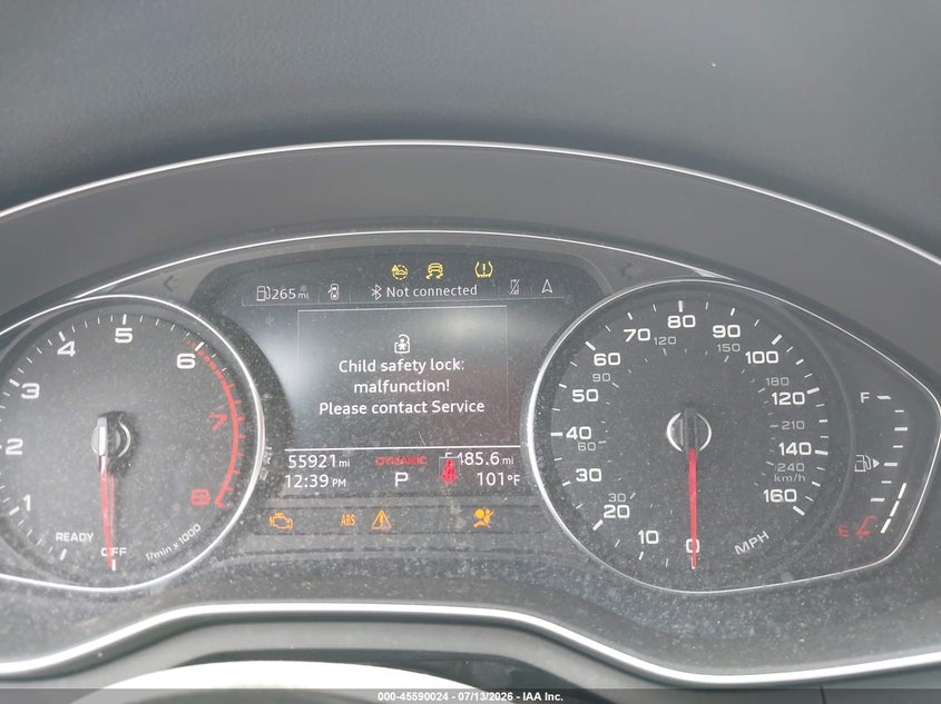 2021 Audi A4 VIN WAUABAF41MA077665 IAAI salvage auction — LEFT SIDE, Salvage Title, sold $5,000 on 2026-09-08 (photo 7)