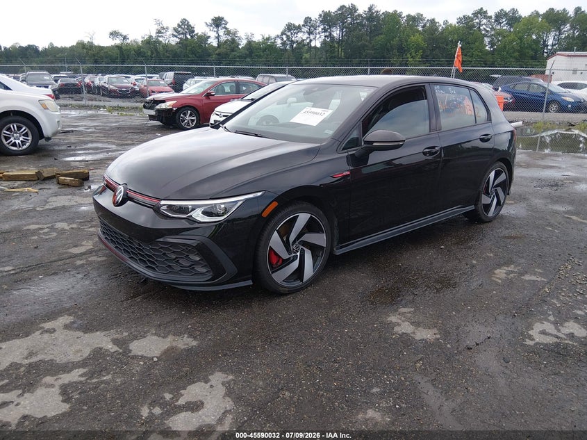 2024 Volkswagen Golf gti VIN WVWGA7CD1RW215609 IAAI salvage auction — ENGINE DAMAGE, Salvage Title, sold $13,900 on 2026-07-17 (photo 2)