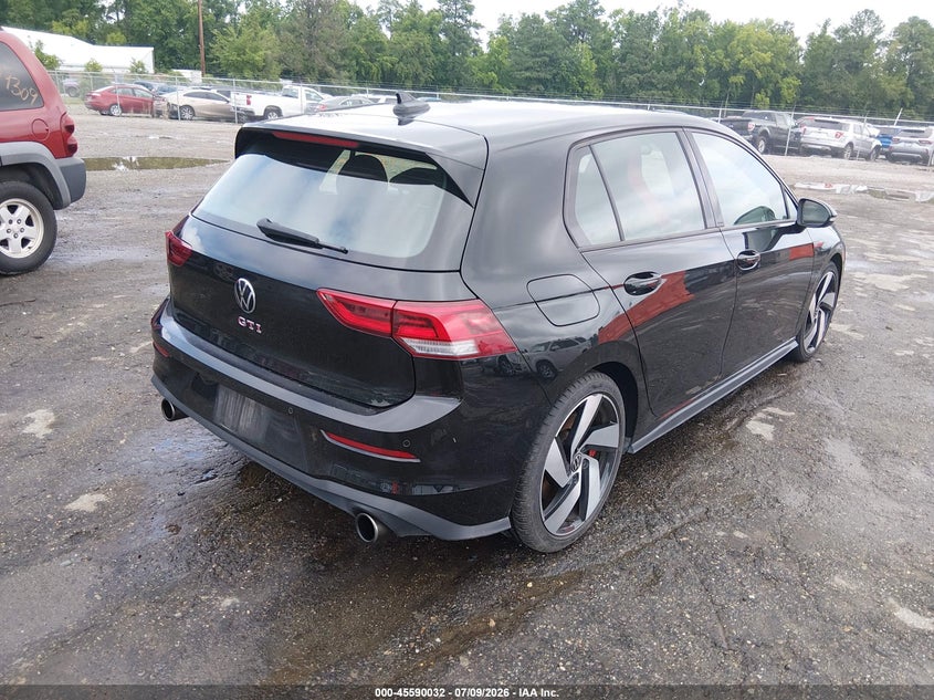 2024 Volkswagen Golf gti VIN WVWGA7CD1RW215609 IAAI salvage auction — ENGINE DAMAGE, Salvage Title, sold $13,900 on 2026-07-17 (photo 4)