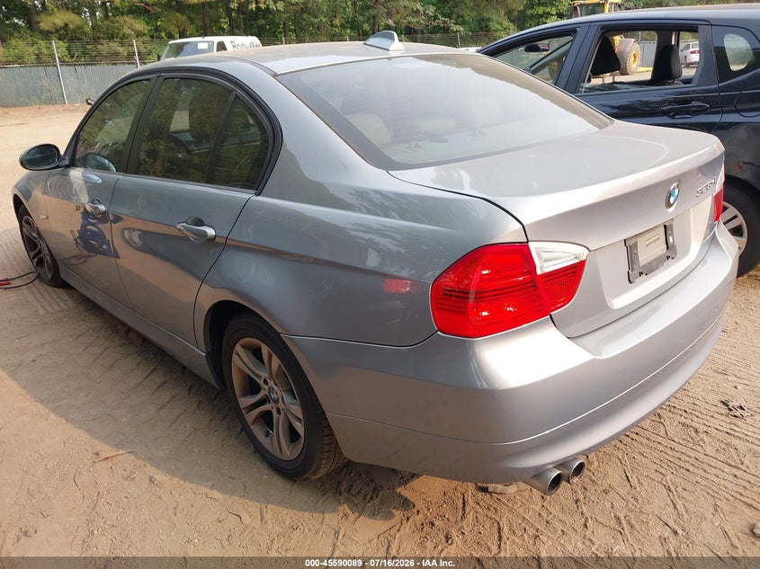 2008 BMW 3 series VIN WBAVC93528K037752 IAAI salvage auction — RIGHT FRONT, Clear (Virginia), sold $350 on 2026-07-25 (photo 3)