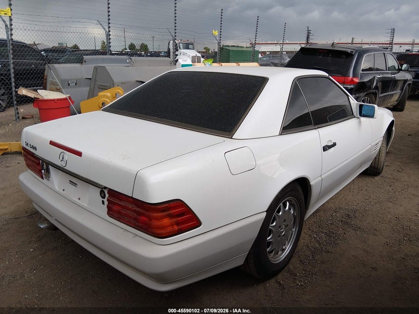 1995 Mercedes-benz Sl-class VIN WDBFA67E8SF112071 IAAI salvage auction — NORMAL WEAR, Clear (Colorado), sold $1,150 on 2026-07-28 (photo 4)