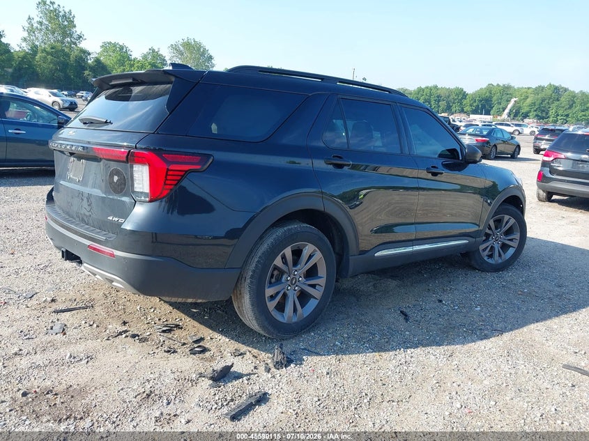 2025 Ford Explorer VIN 1FMUK8DH2SGB45685 IAAI salvage auction — LEFT SIDE, Wait Title, sold $17,250 on 2026-08-25 (photo 4)