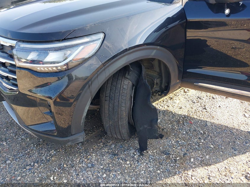 2025 Ford Explorer VIN 1FMUK8DH2SGB45685 IAAI salvage auction — LEFT SIDE, Wait Title, sold $17,250 on 2026-08-25 (photo 6)
