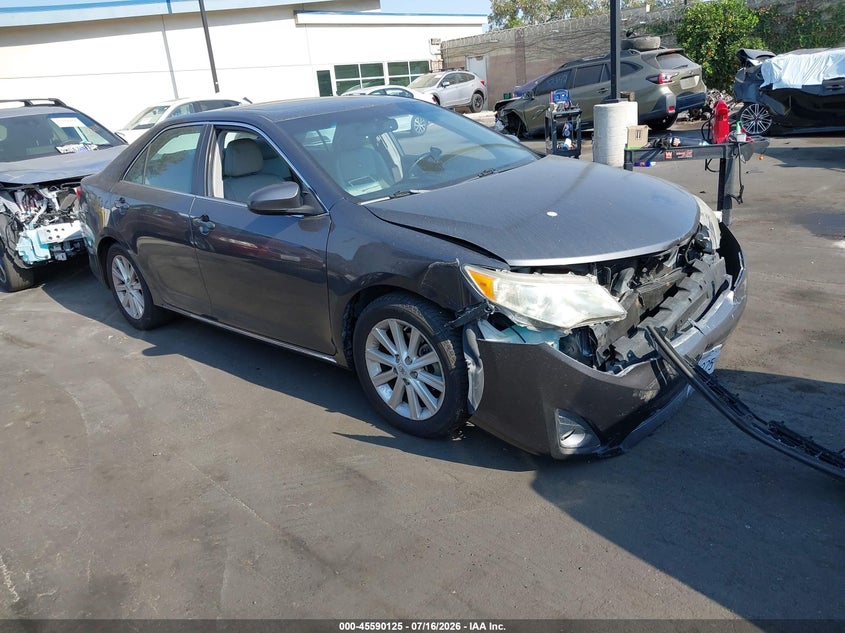 2012 Toyota Camry VIN 4T4BF1FKXCR222470 IAAI salvage auction — FRONT END, Wait Title, sold $2,950 on 2026-08-16 (photo 1)