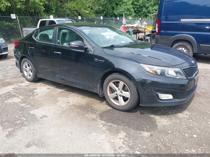 2015 Kia Optima VIN 5XXGM4A76FG463189 IAAI salvage auction — THEFT, Salvage - Greater Than 75% (Maryland), sold $1,150 on 2026-08-01 (photo 1)