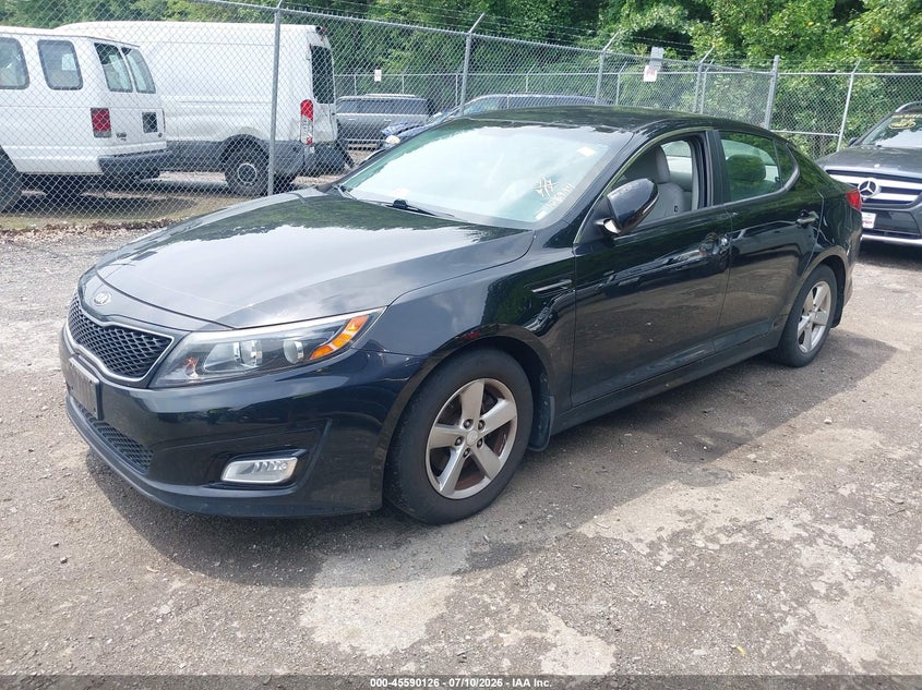 2015 Kia Optima VIN 5XXGM4A76FG463189 IAAI salvage auction — THEFT, Salvage - Greater Than 75% (Maryland), sold $1,150 on 2026-08-01 (photo 2)