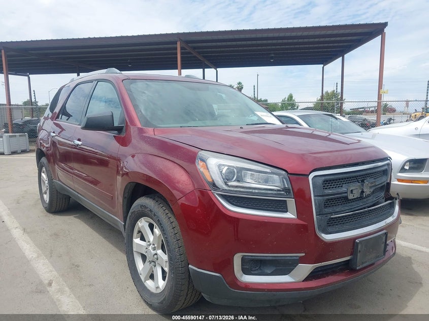 2016 Gmc Acadia VIN 1GKKRPKD1GJ244983 IAAI salvage auction — LEFT FRONT, Salvage (California), sold $700 on 2026-07-22 (photo 1)