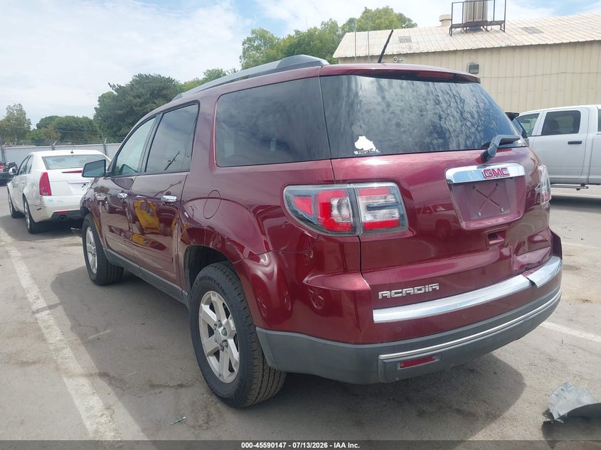 2016 Gmc Acadia VIN 1GKKRPKD1GJ244983 IAAI salvage auction — LEFT FRONT, Salvage (California), sold $700 on 2026-07-22 (photo 3)