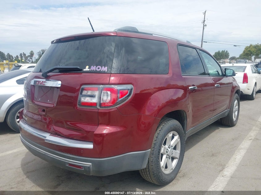 2016 Gmc Acadia VIN 1GKKRPKD1GJ244983 IAAI salvage auction — LEFT FRONT, Salvage (California), sold $700 on 2026-07-22 (photo 4)