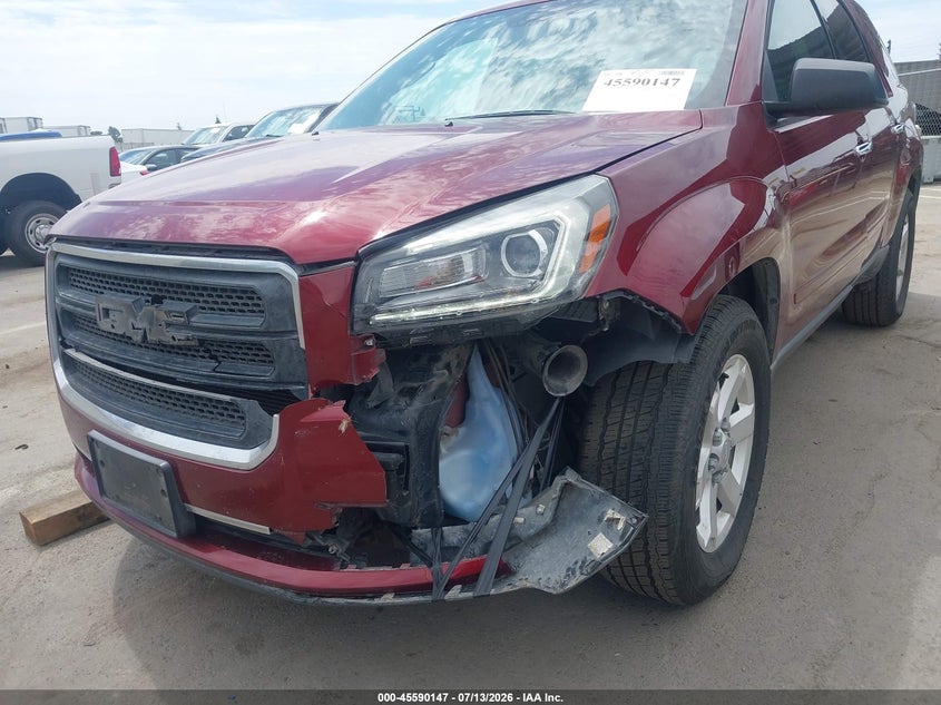 2016 Gmc Acadia VIN 1GKKRPKD1GJ244983 IAAI salvage auction — LEFT FRONT, Salvage (California), sold $700 on 2026-07-22 (photo 6)
