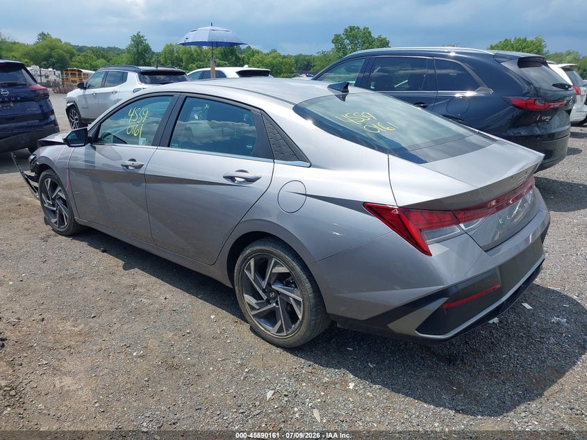 2025 Hyundai Elantra VIN KMHLS4DGXSU937502 IAAI salvage auction — FRONT END, Salvage Title, sold $10,800 on 2026-07-14 (photo 3)