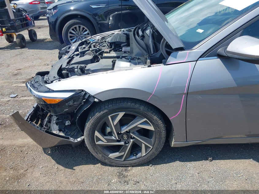 2025 Hyundai Elantra VIN KMHLS4DGXSU937502 IAAI salvage auction — FRONT END, Salvage Title, sold $10,800 on 2026-07-14 (photo 6)