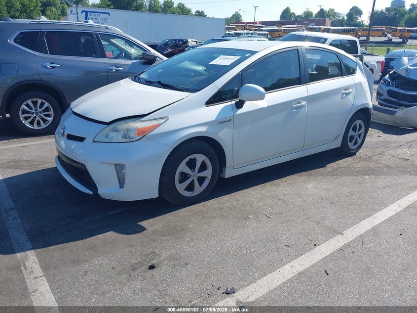 2014 Toyota Prius VIN JTDKN3DU1E1759900 IAAI salvage auction — REAR END, Salvage (North Carolina), sold $175 on 2026-07-30 (photo 2)