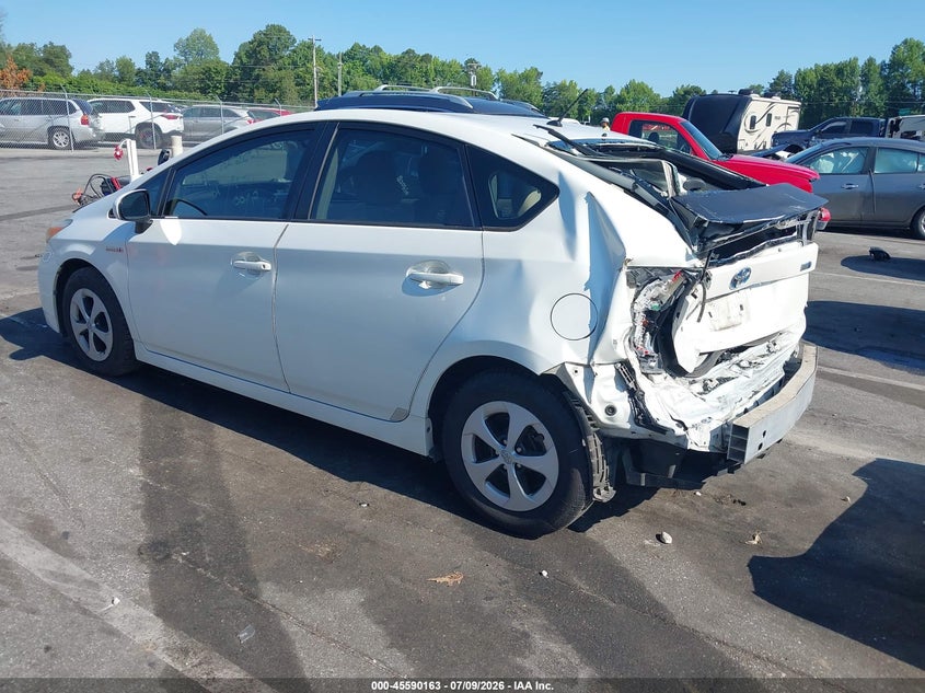 2014 Toyota Prius VIN JTDKN3DU1E1759900 IAAI salvage auction — REAR END, Salvage (North Carolina), sold $175 on 2026-07-30 (photo 3)