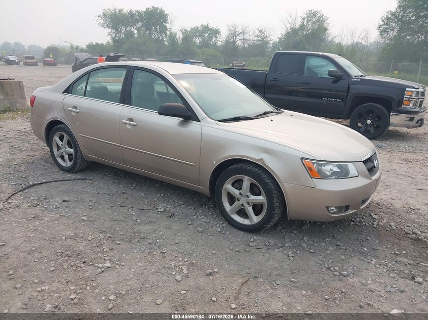 2006 Hyundai Sonata VIN 5NPEU46F56H009558 IAAI salvage auction — NORMAL WEAR, Clear (Virginia), sold $500 on 2026-07-30 (photo 1)