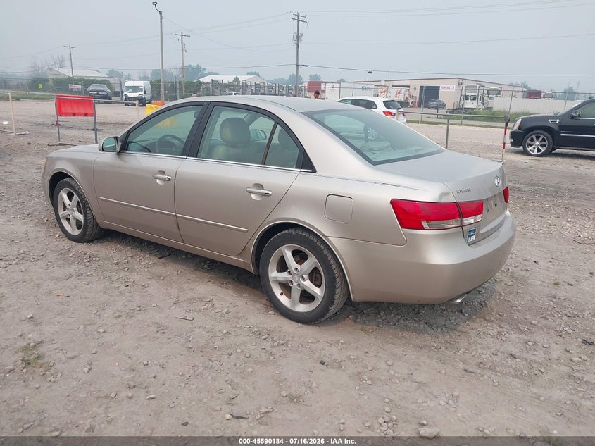 2006 Hyundai Sonata VIN 5NPEU46F56H009558 IAAI salvage auction — NORMAL WEAR, Clear (Virginia), sold $500 on 2026-07-30 (photo 3)