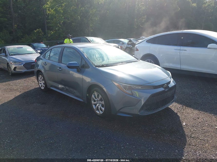 2020 Toyota Corolla VIN 5YFEPRAE2LP037318 IAAI salvage auction — REAR END, Salvage - Greater Than 75% (Maryland), sold $4,300 on 2026-07-31 (photo 1)